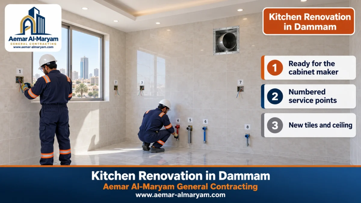 Kitchen Renovation in Dammam