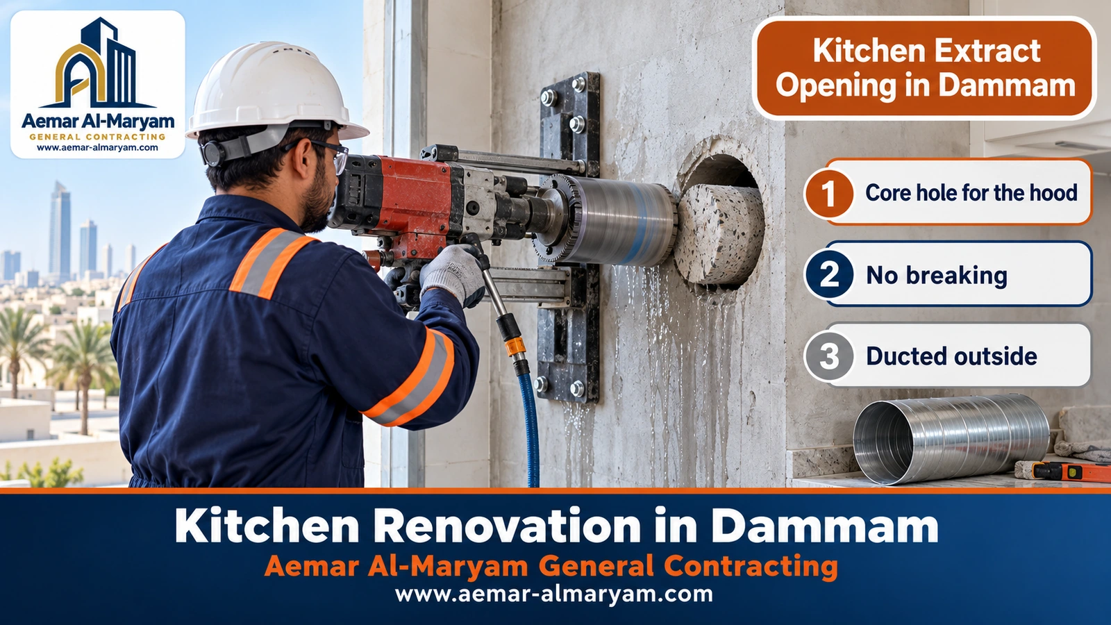 Kitchen Extract Opening in Dammam