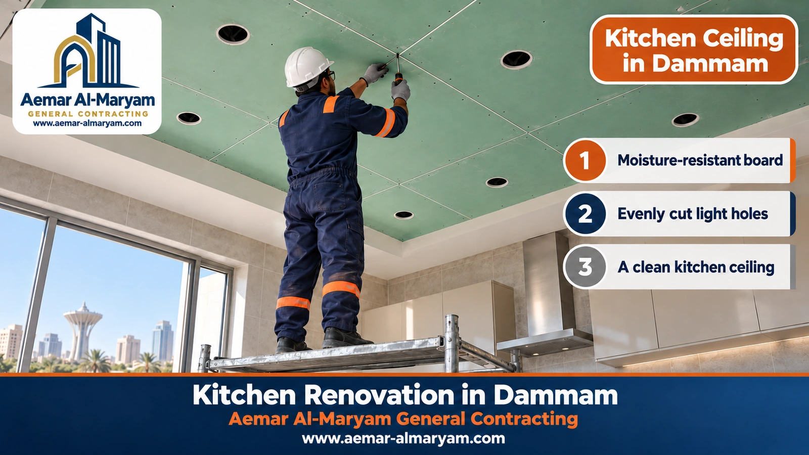 Kitchen Ceiling in Dammam