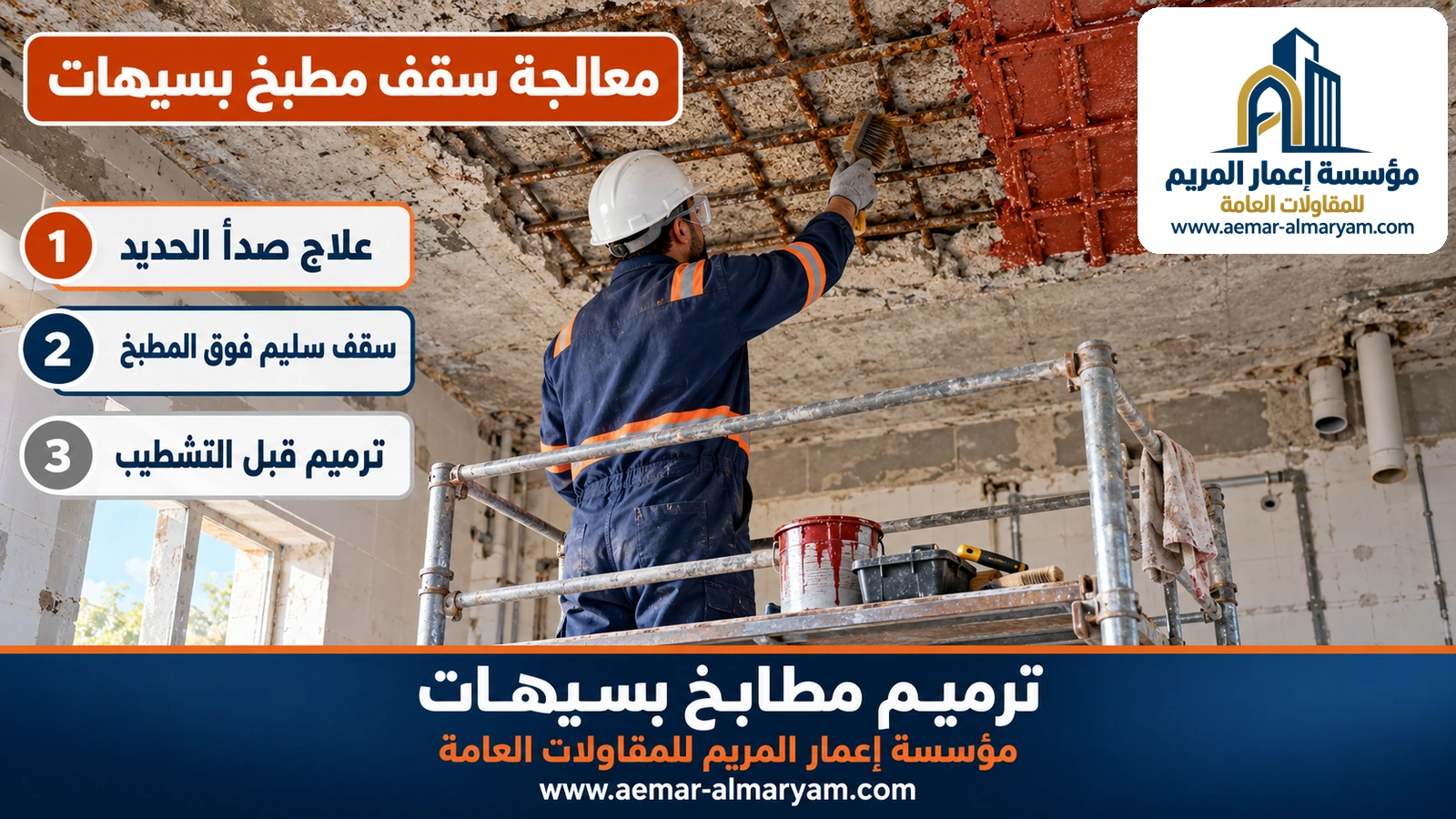 معالجة سقف مطبخ بسيهات