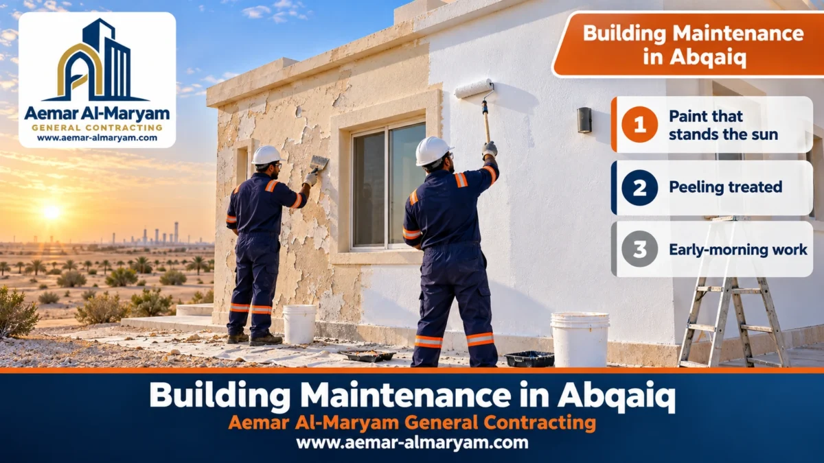 Building Maintenance in Abqaiq