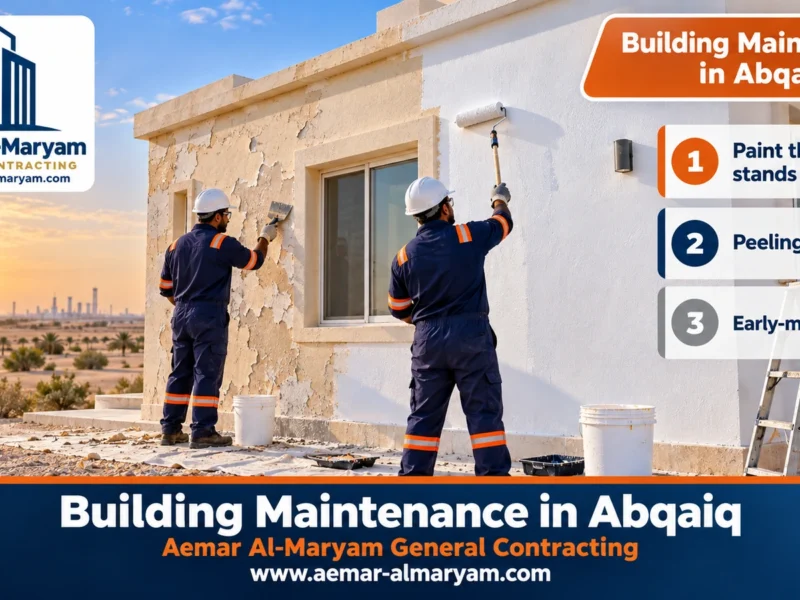Building Maintenance in Abqaiq