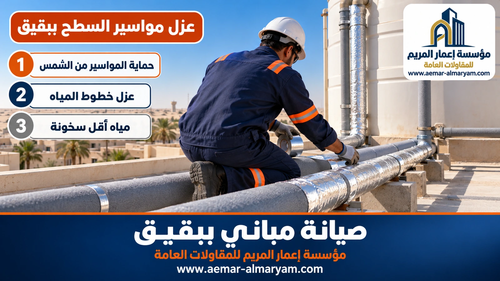 عزل مواسير السطح ببقيق