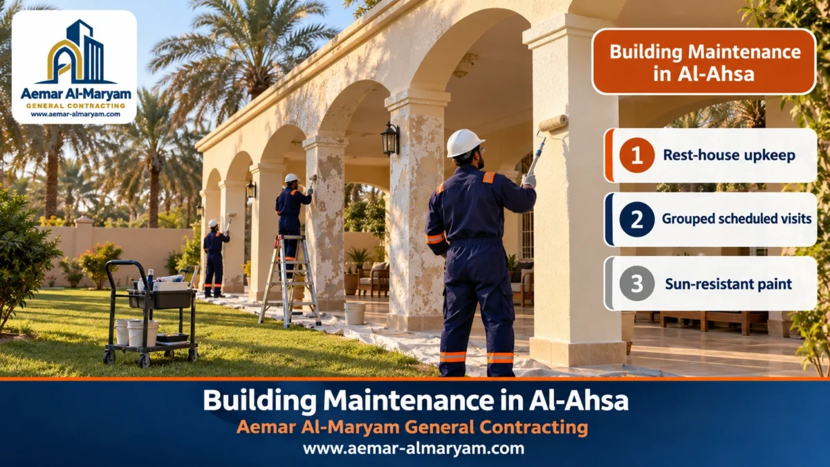 Building Maintenance in Al-Ahsa