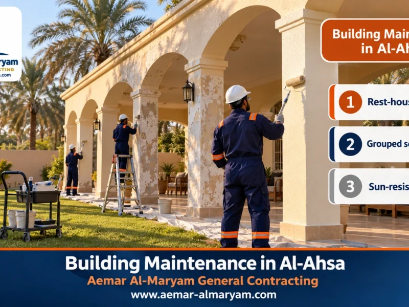 Building Maintenance in Al-Ahsa