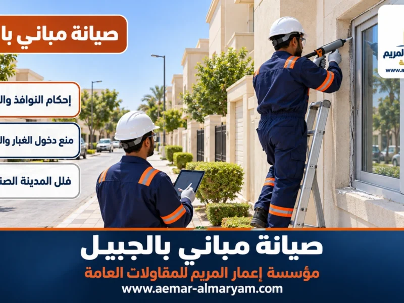 صيانة مباني بالجبيل