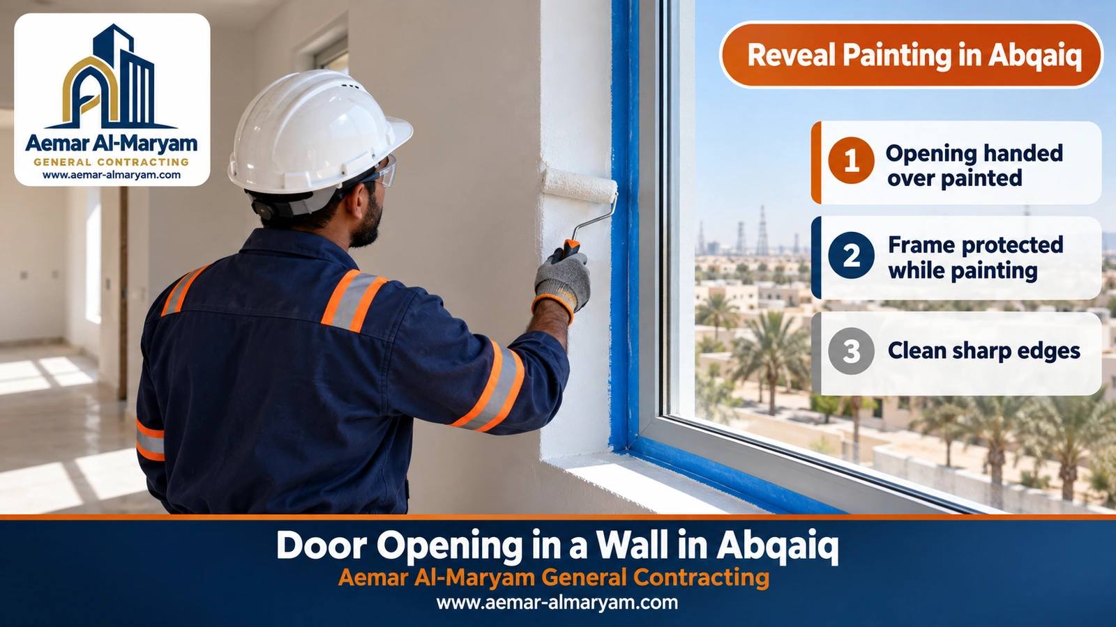 Reveal Painting in Abqaiq