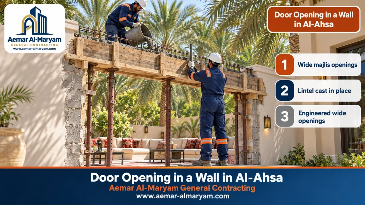 Door Opening in a Wall in Al-Ahsa