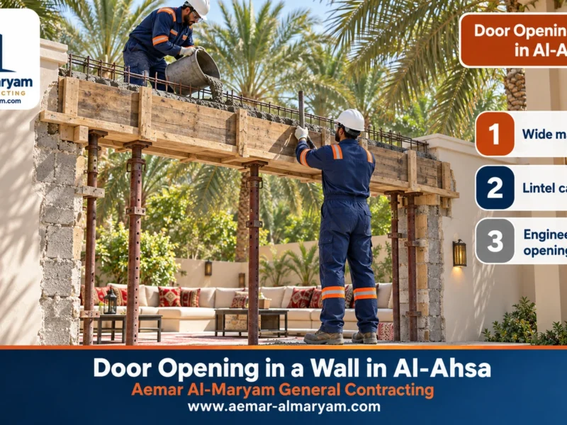 Door Opening in a Wall in Al-Ahsa