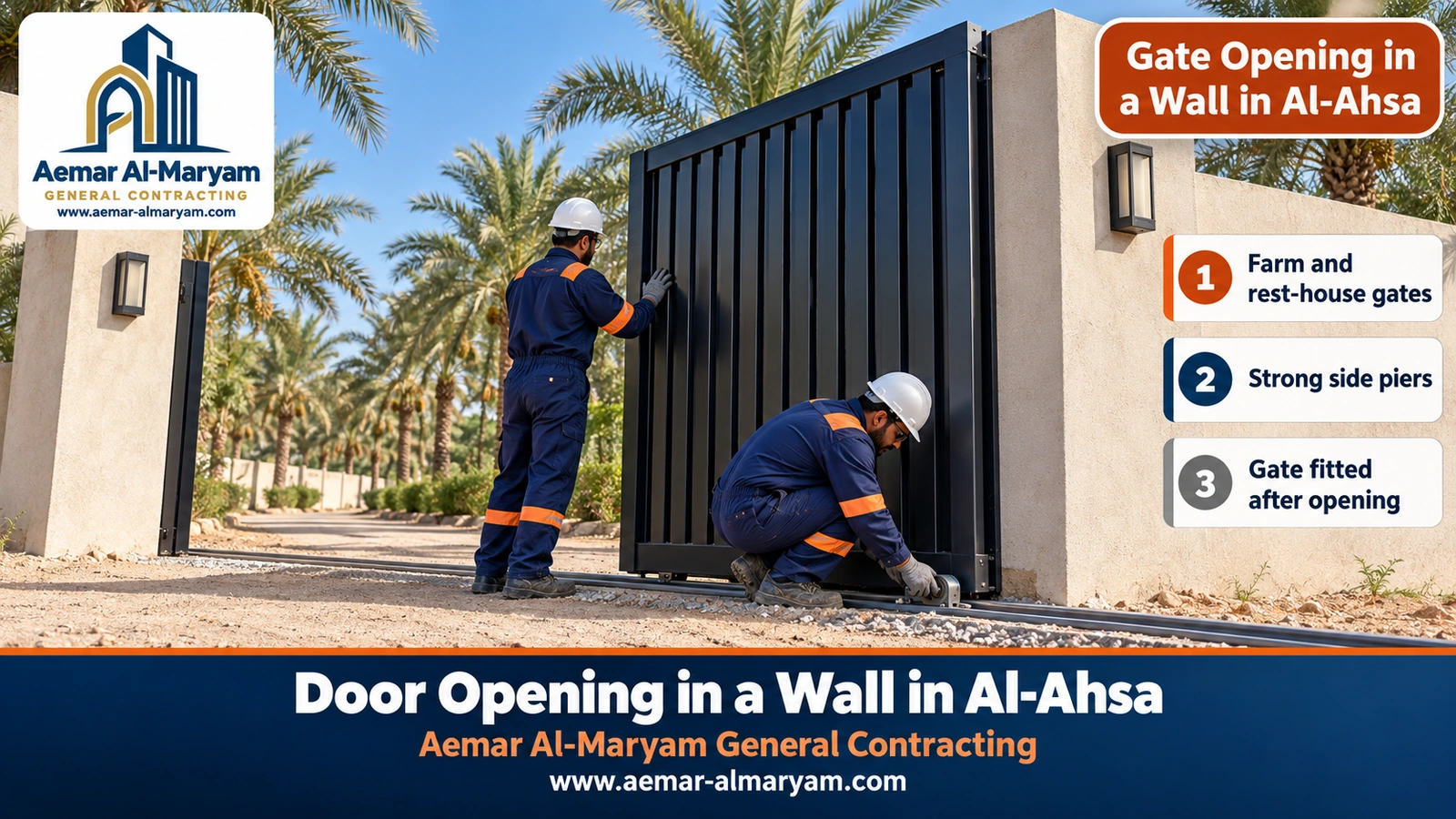 Gate Opening in a Wall in Al-Ahsa