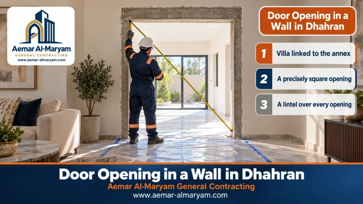 Door Opening in a Wall in Dhahran