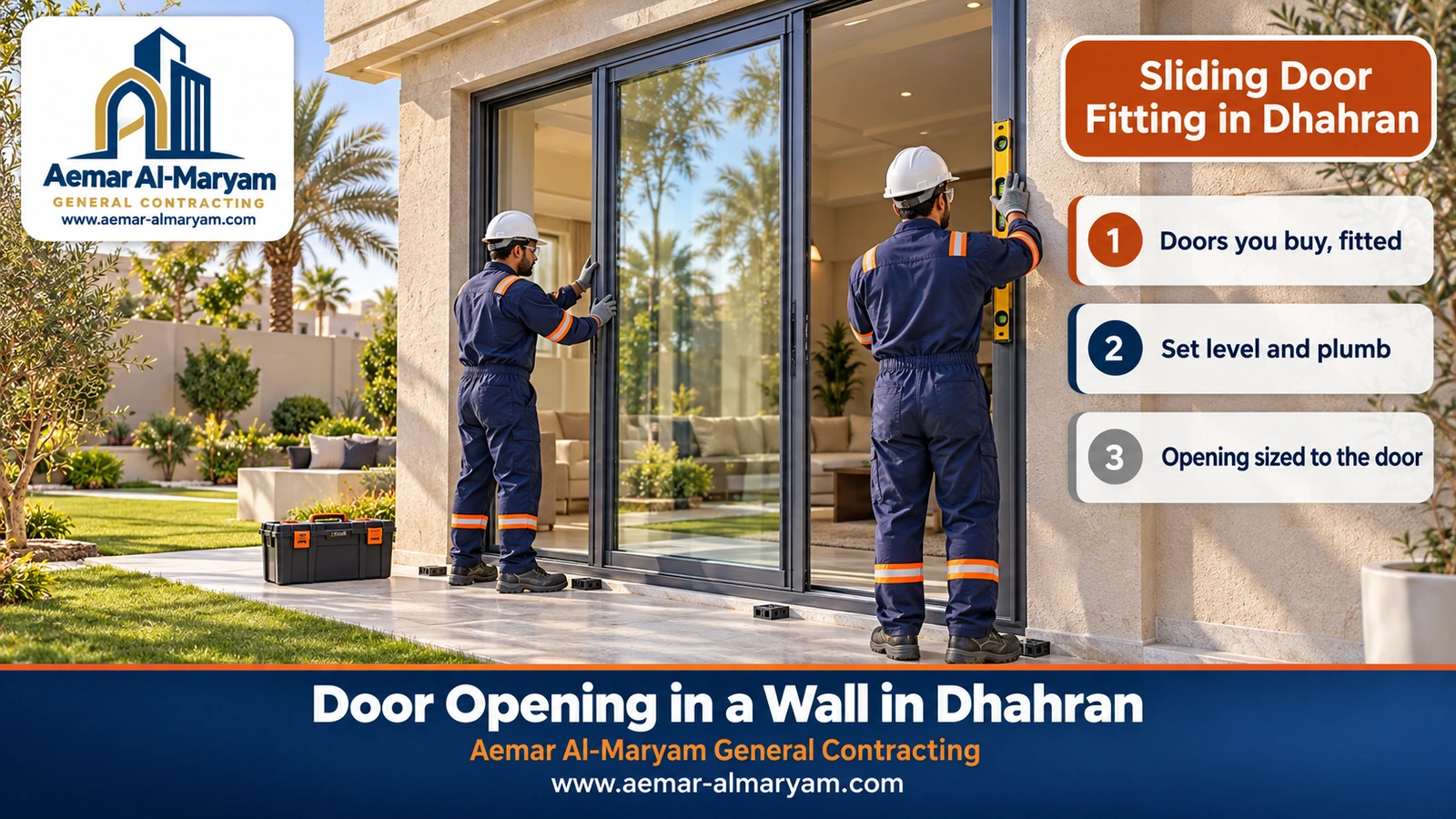 Sliding Door Fitting in Dhahran