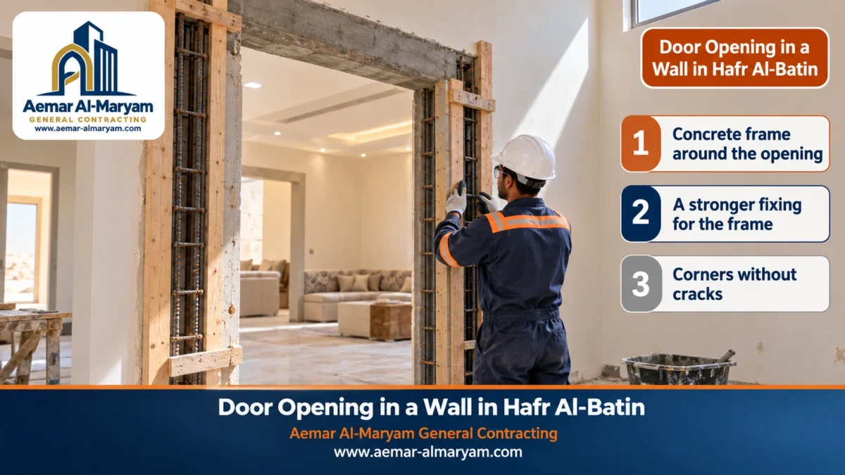 Door Opening in a Wall in Hafr Al-Batin