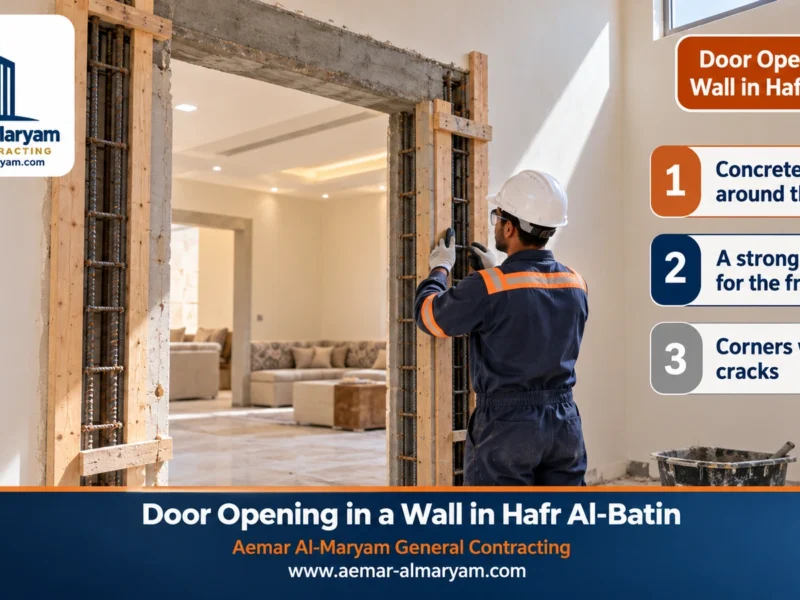 Door Opening in a Wall in Hafr Al-Batin
