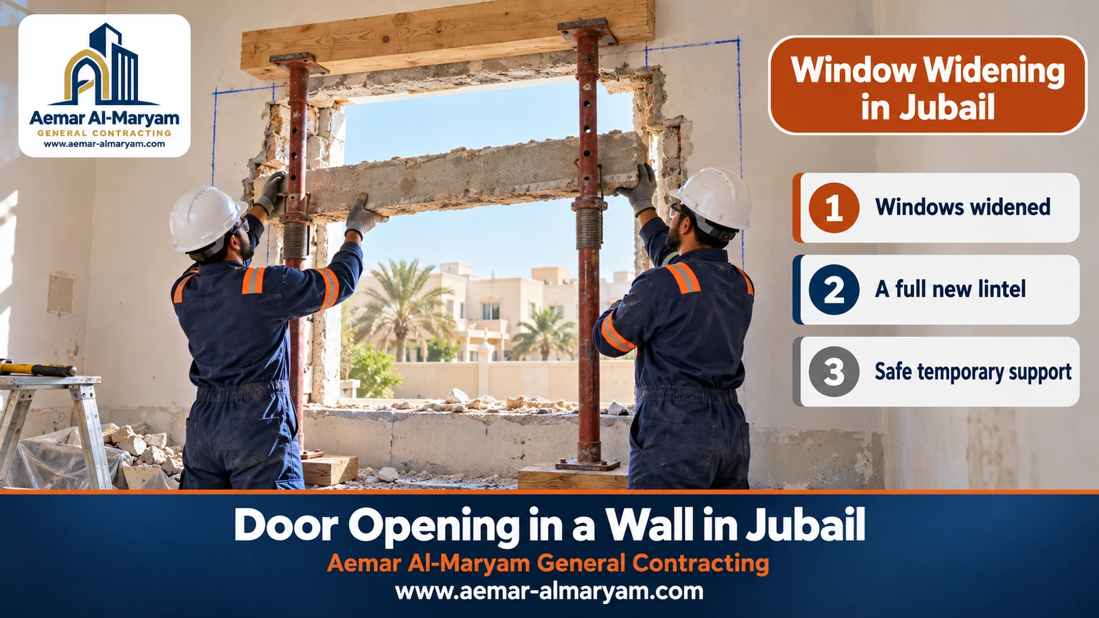 Window Widening in Jubail