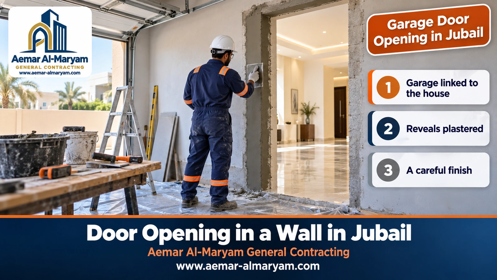 Garage Door Opening in Jubail
