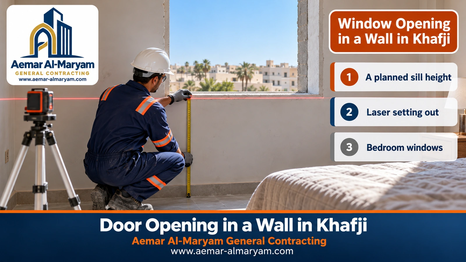 Window Opening in a Wall in Khafji