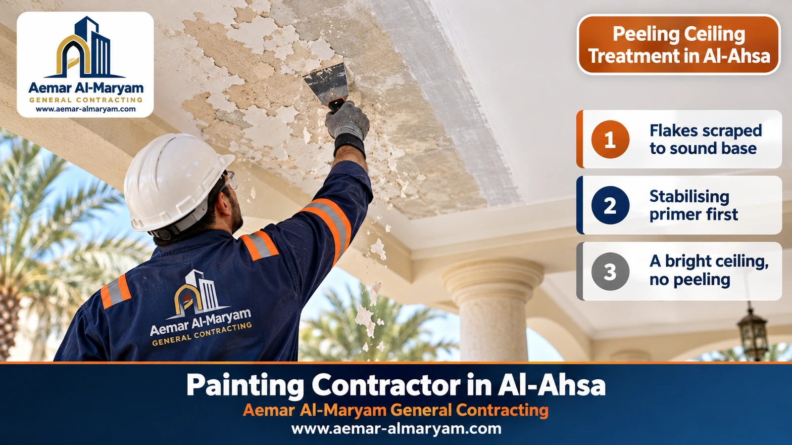 Peeling Ceiling Treatment in Al-Ahsa