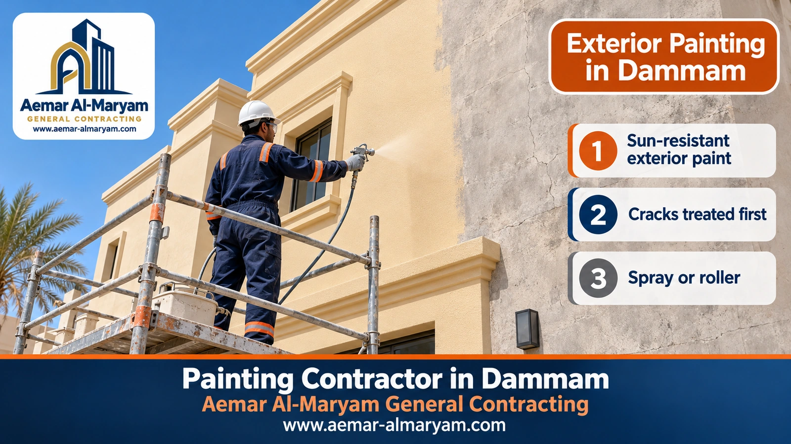 Exterior Painting in Dammam