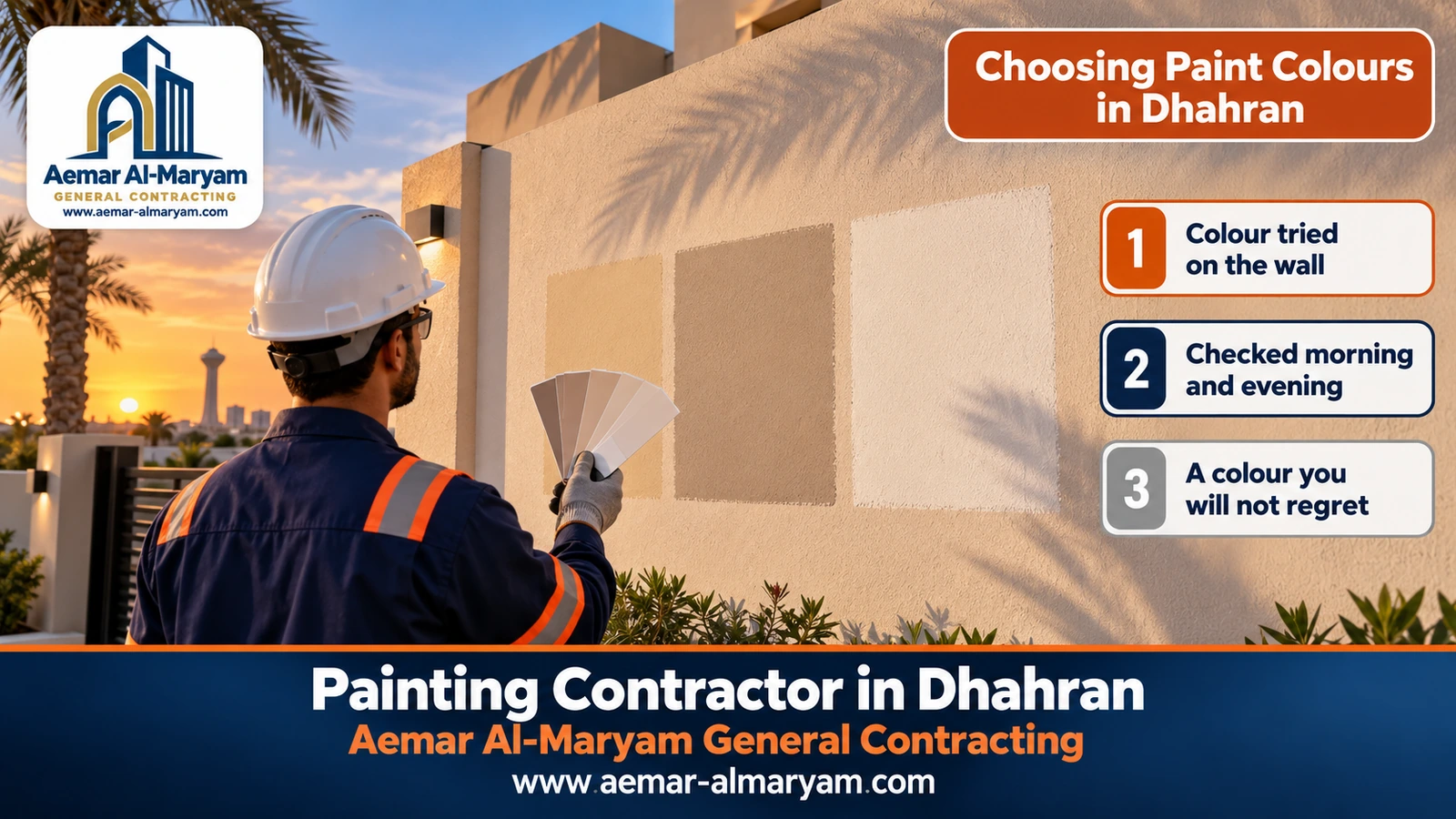 Choosing Paint Colours in Dhahran