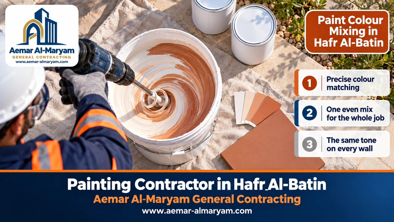 Paint Colour Mixing in Hafr Al-Batin