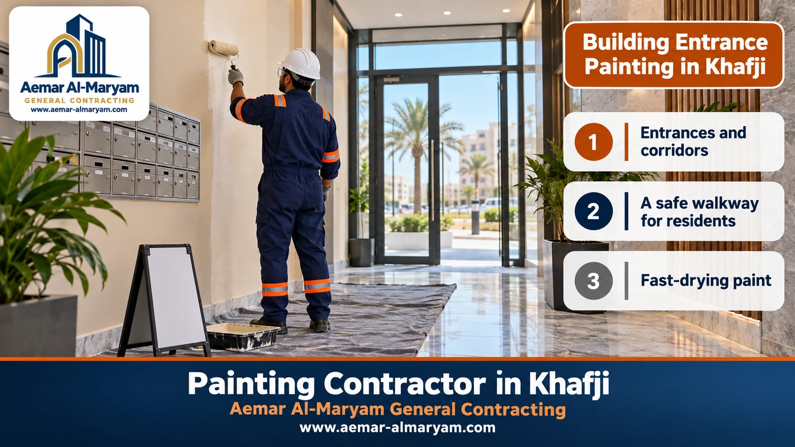Building Entrance Painting in Khafji