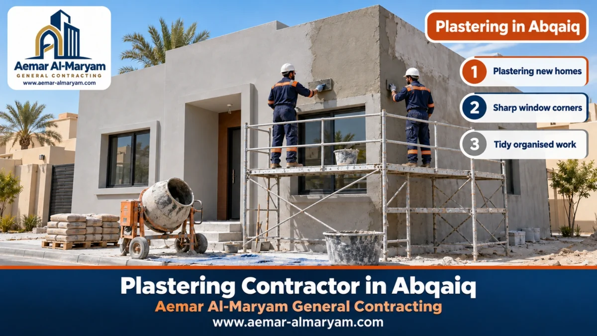 Plastering Contractor in Abqaiq