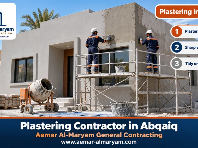 Plastering Contractor in Abqaiq