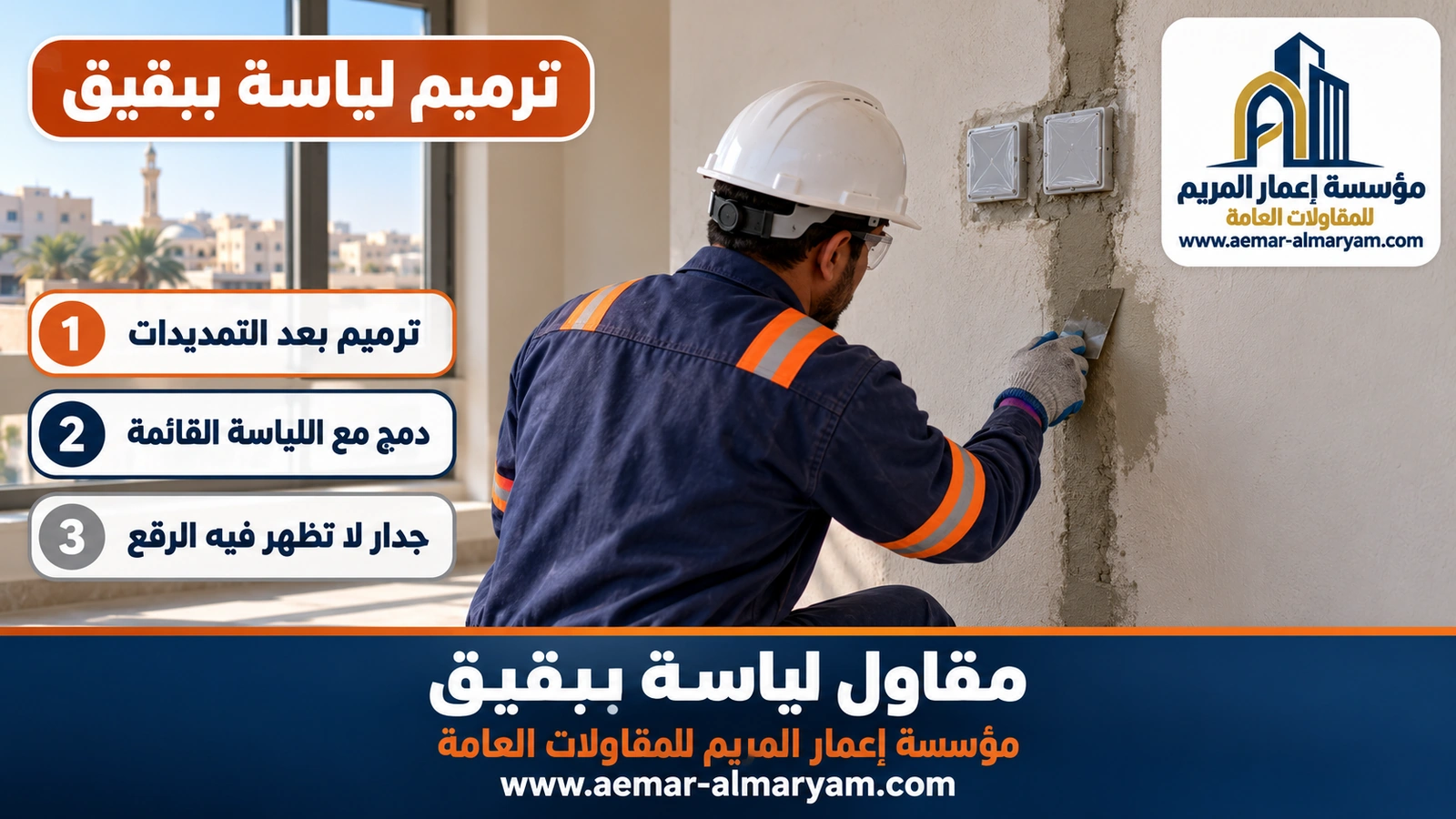 ترميم لياسة ببقيق