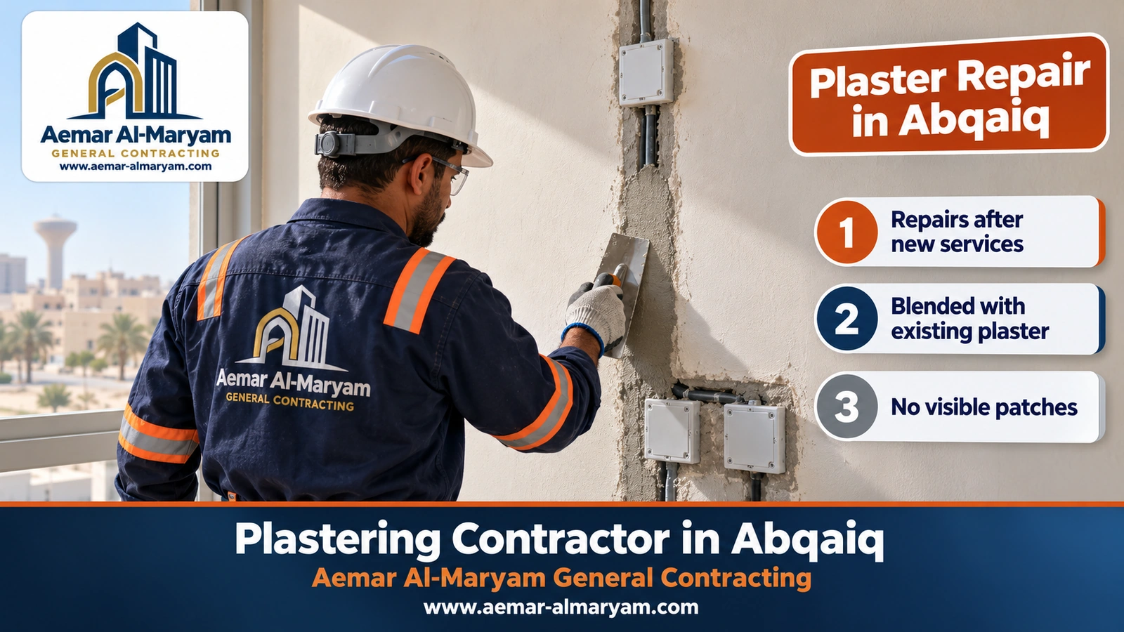 Plaster Repair in Abqaiq