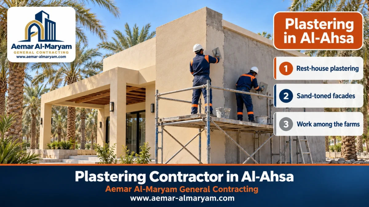 plastering contractor in Al-Ahsa