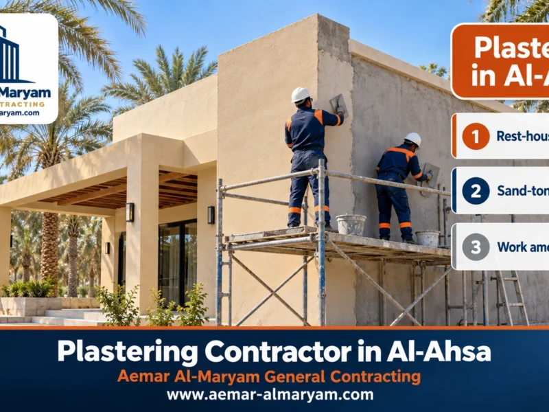 Plastering Contractor in Al-Ahsa