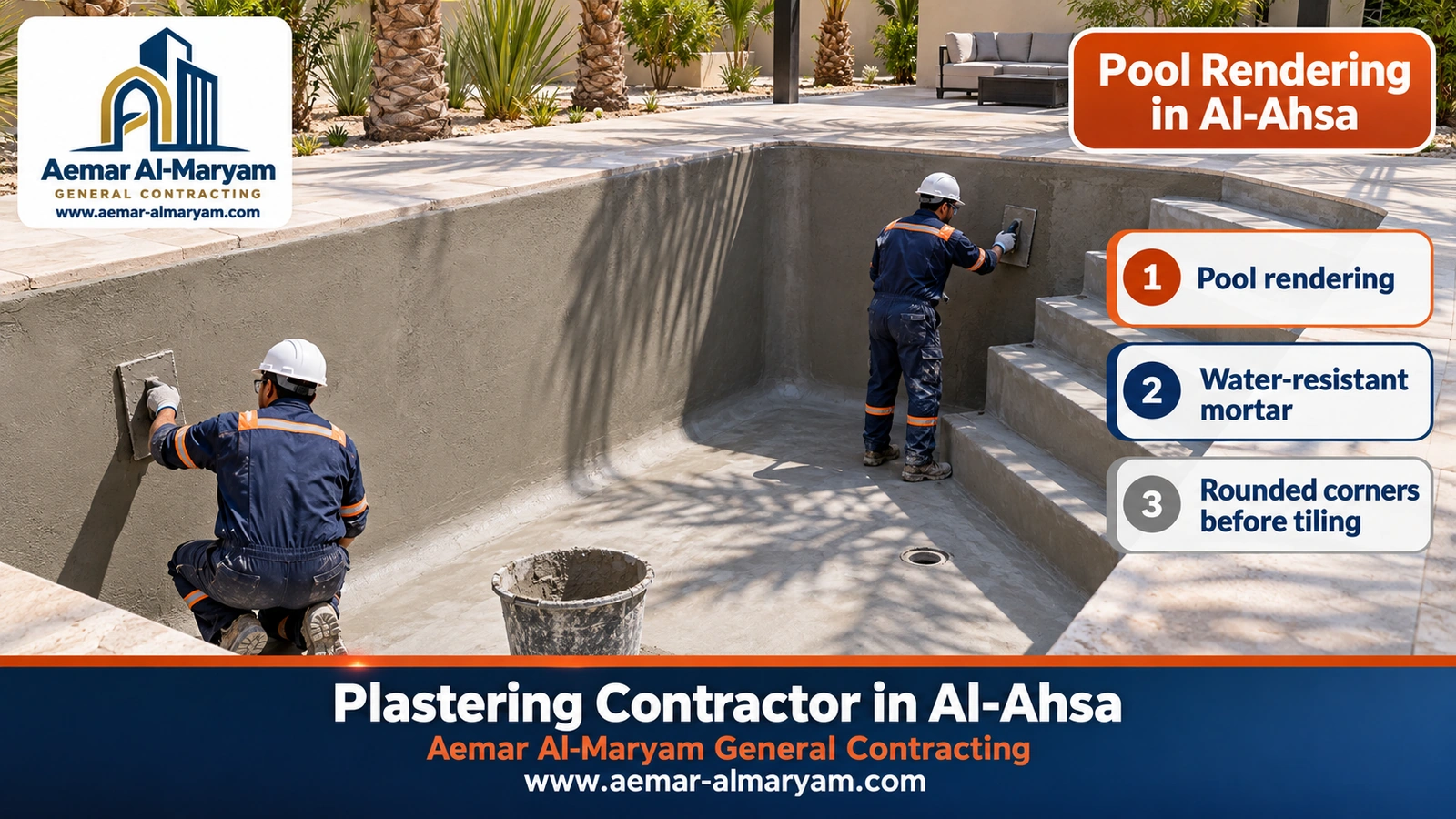 Pool Rendering in Al-Ahsa