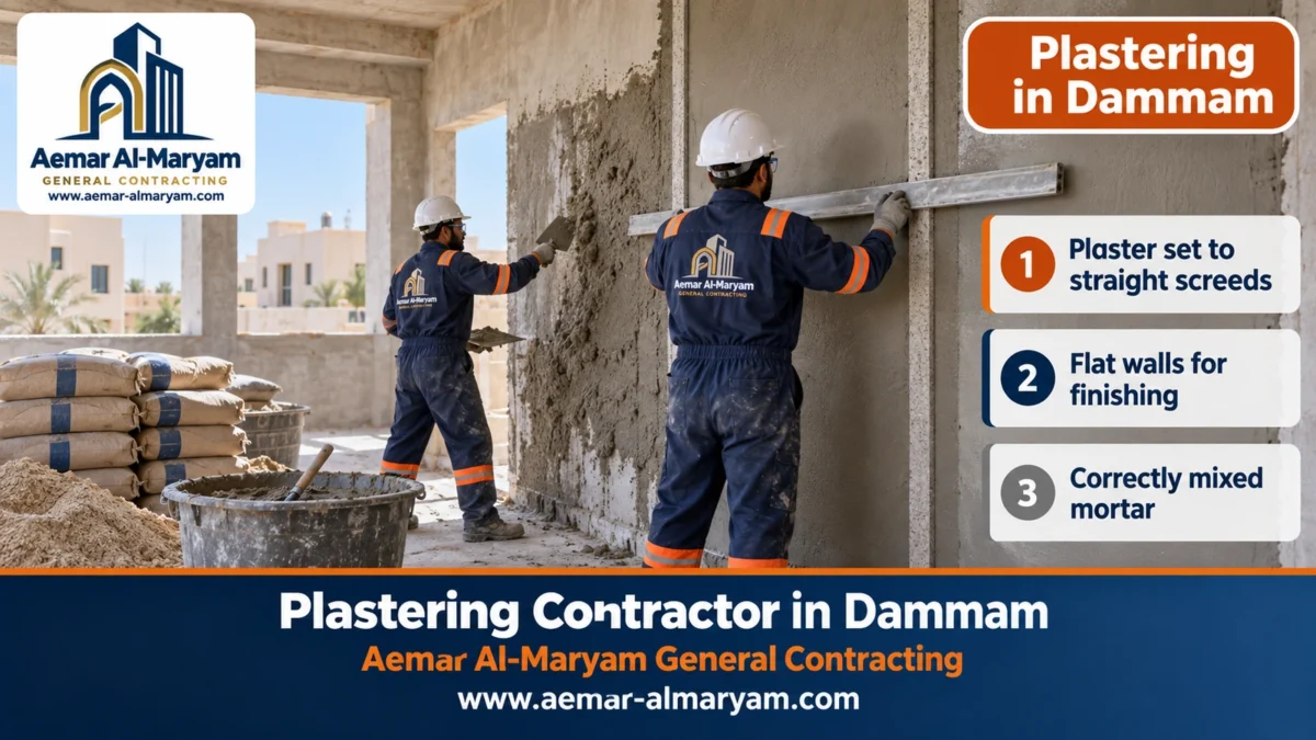 Plastering Contractor in Dammam