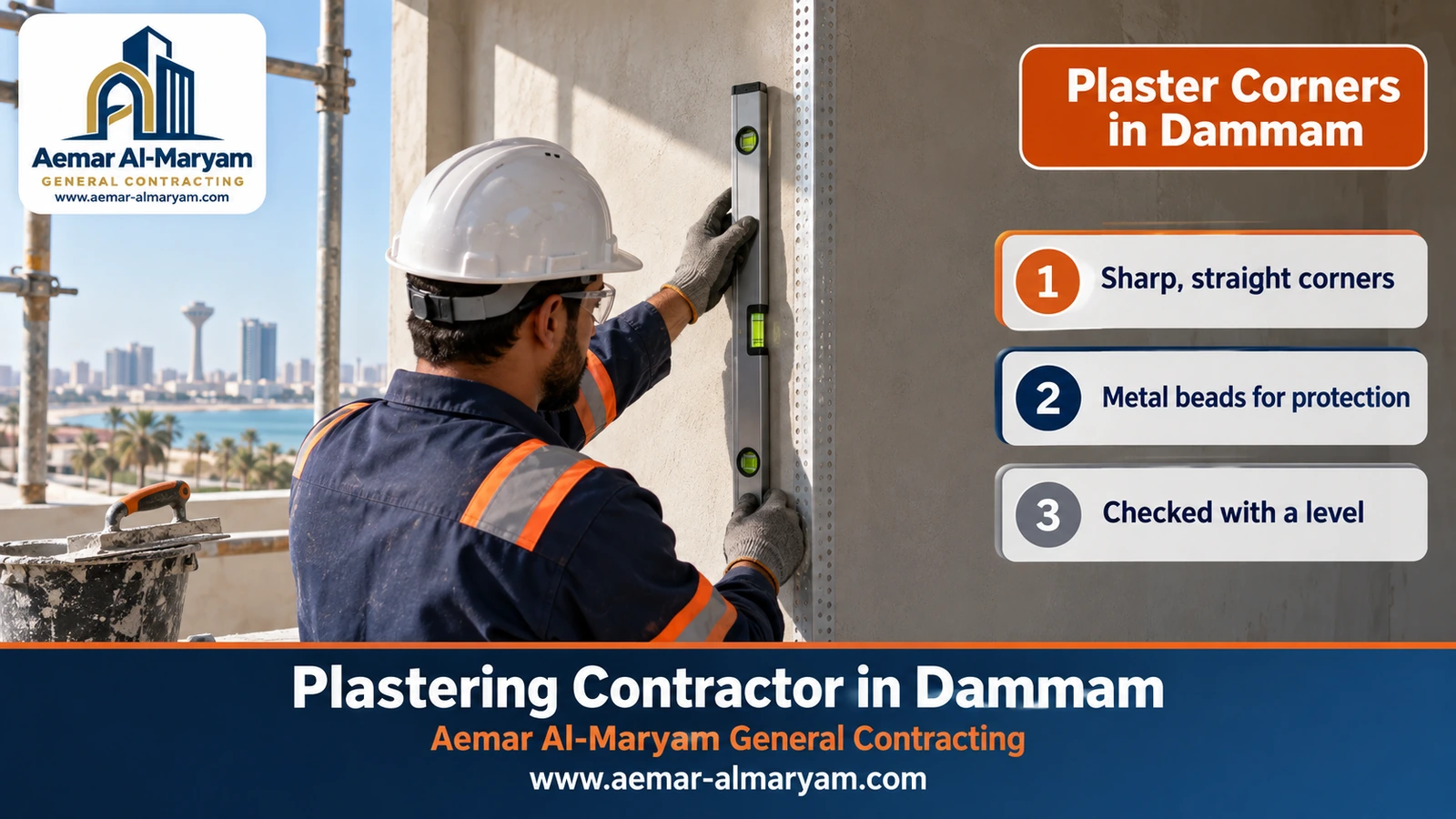 Plaster Corners in Dammam