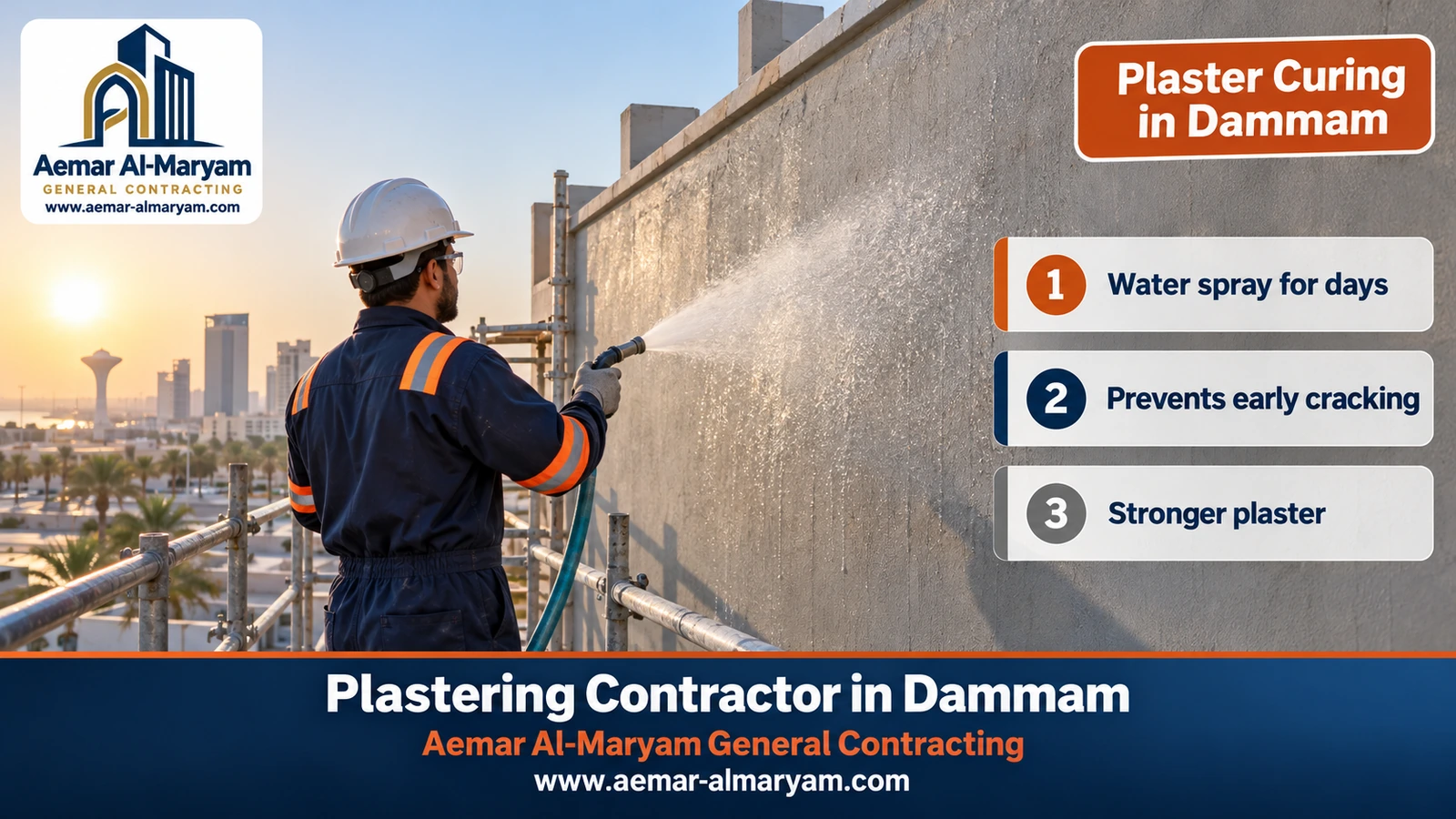 Plaster Curing in Dammam