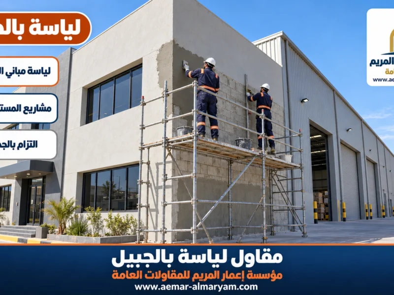 مقاول لياسة بالجبيل
