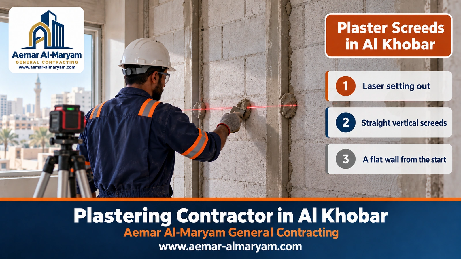 Plaster Screeds in Al Khobar