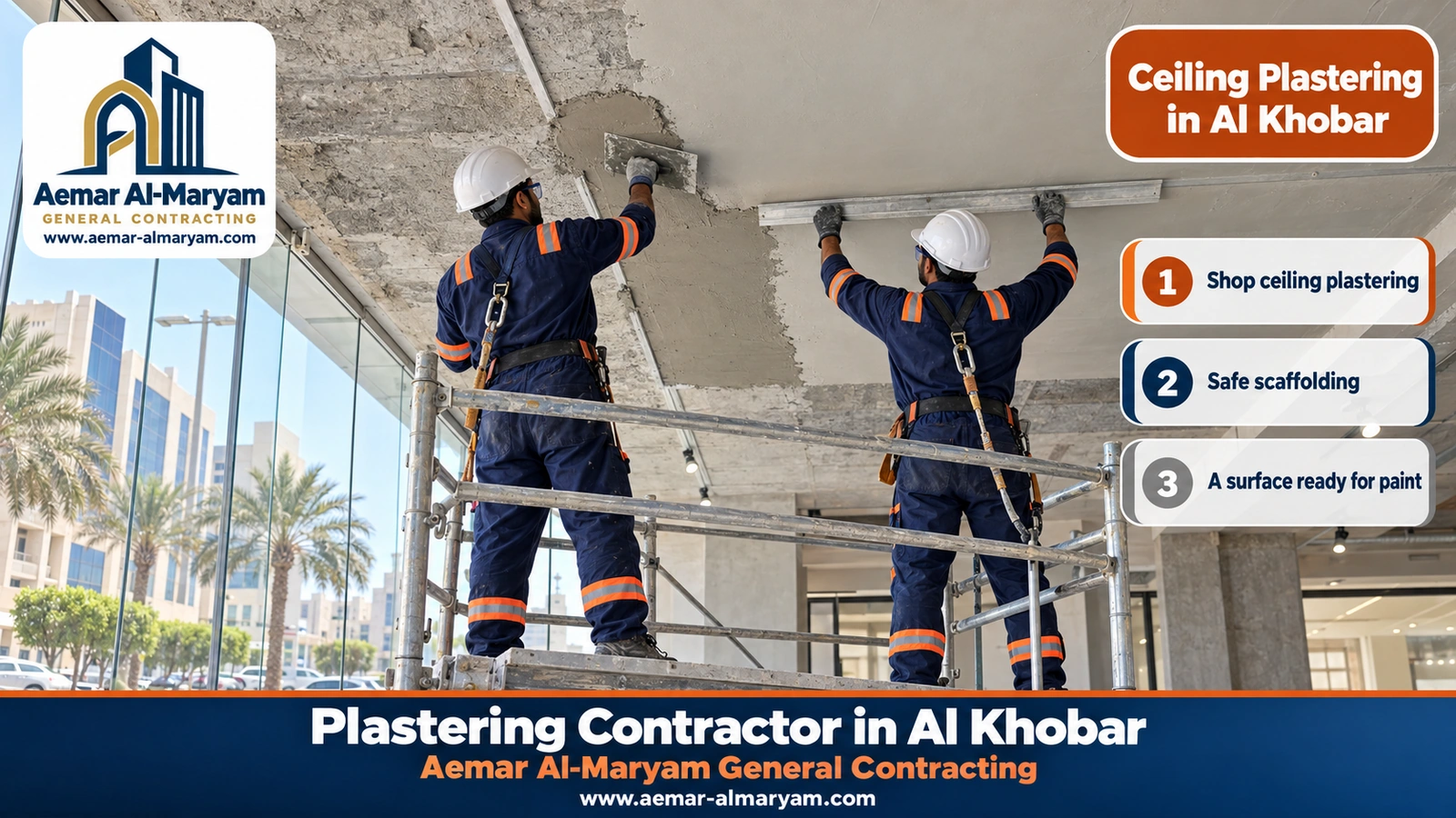 Ceiling Plastering in Al Khobar