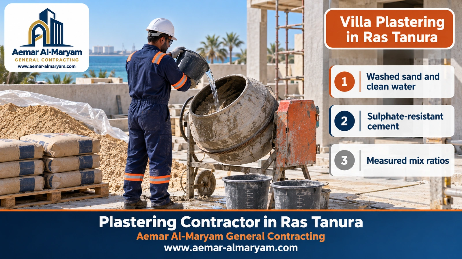 Villa Plastering in Ras Tanura