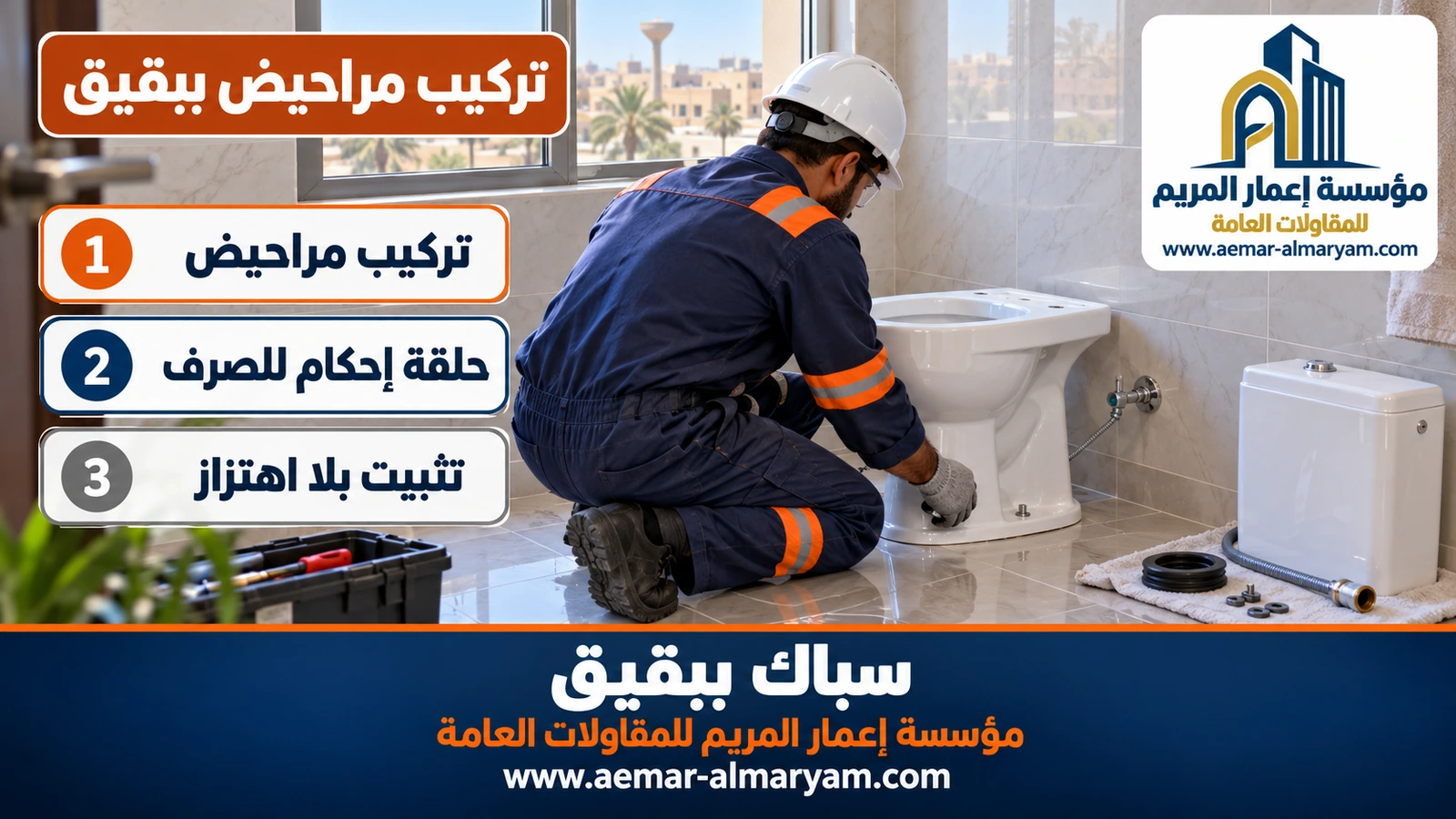 تركيب مراحيض ببقيق