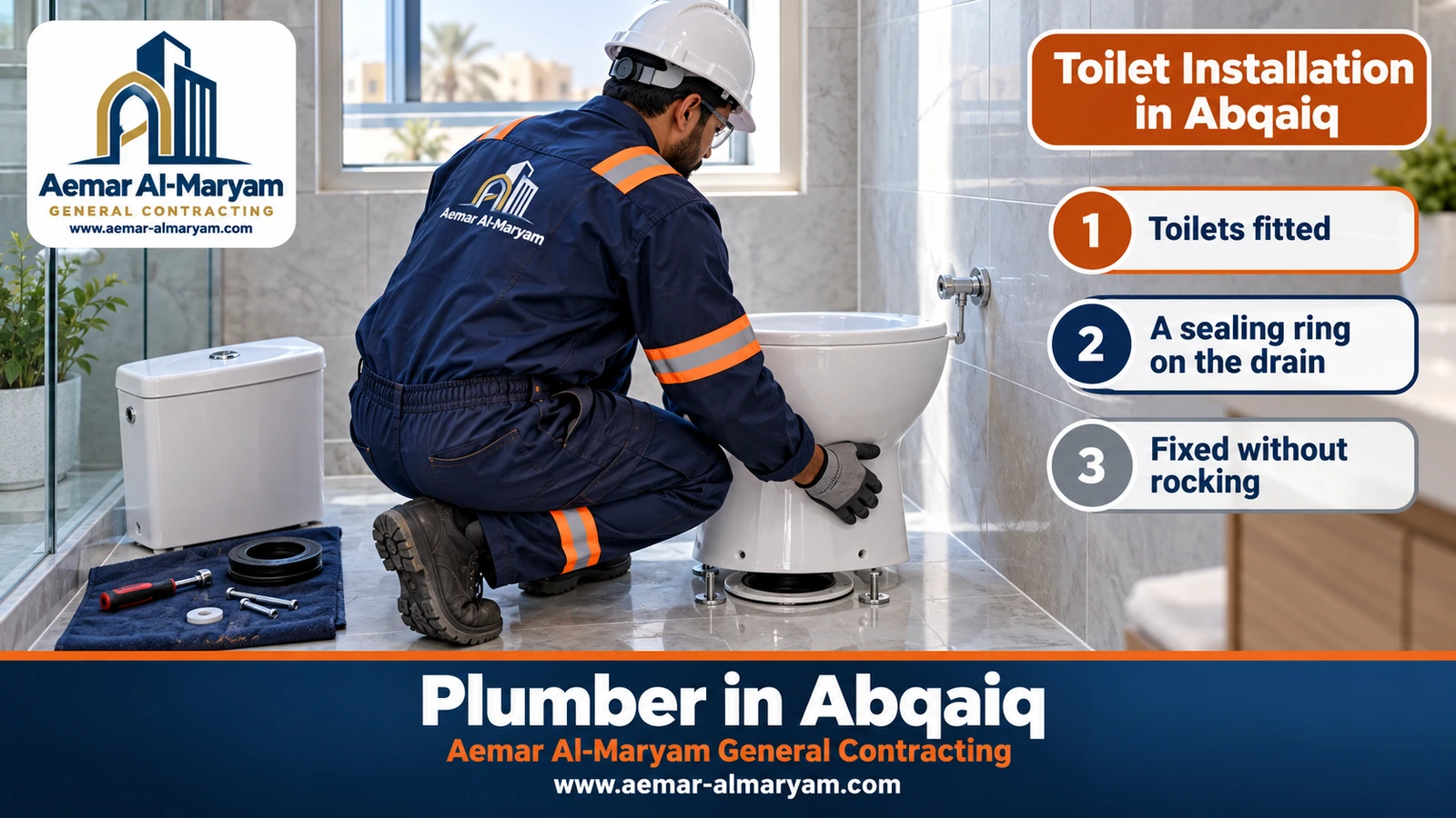 Toilet Installation in Abqaiq