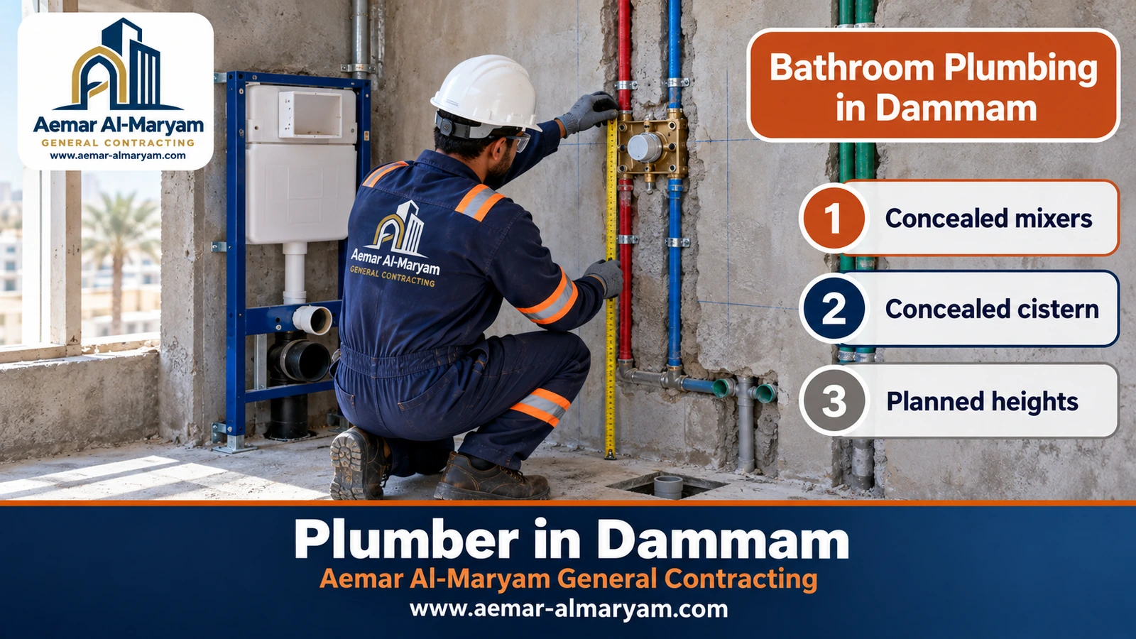 Bathroom Plumbing in Dammam