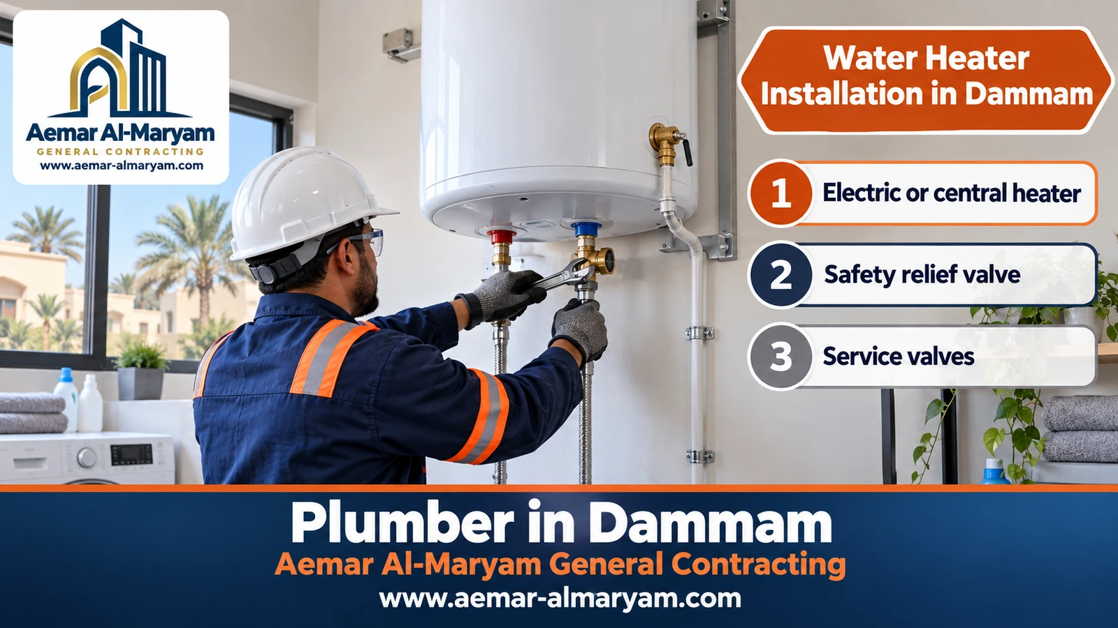 Water Heater Installation in Dammam