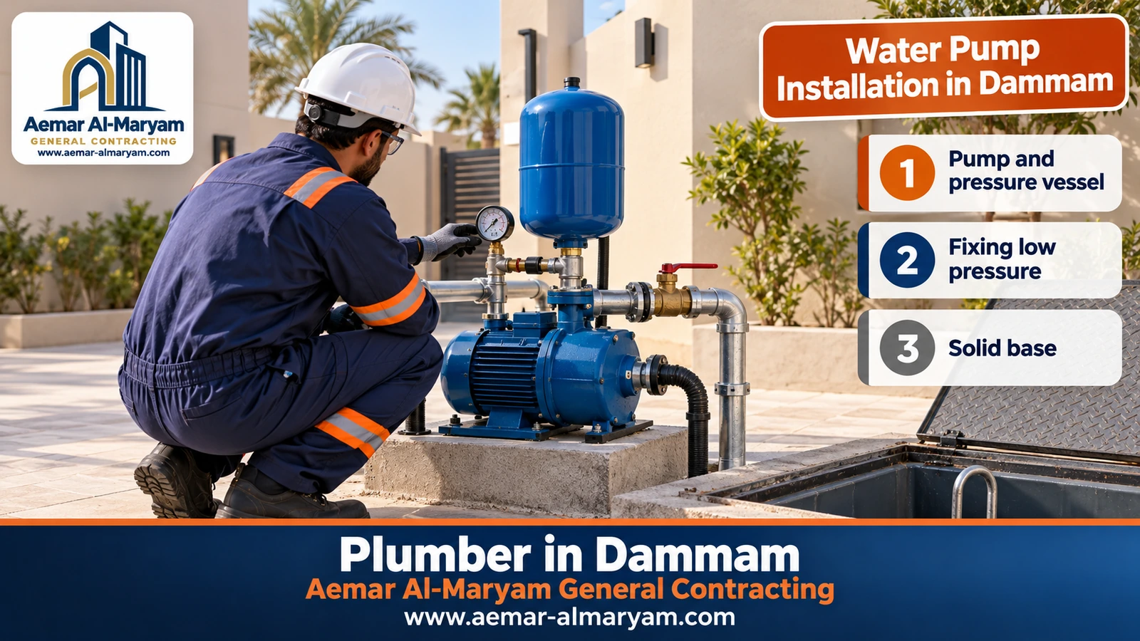Water Pump Installation in Dammam