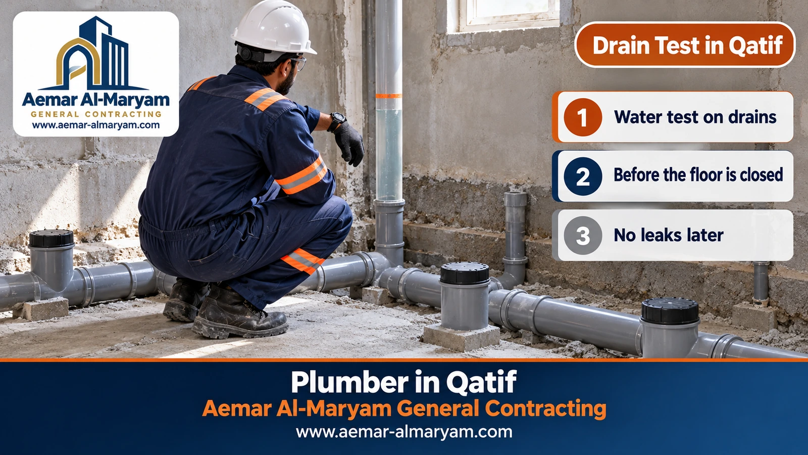 Drain Test in Qatif