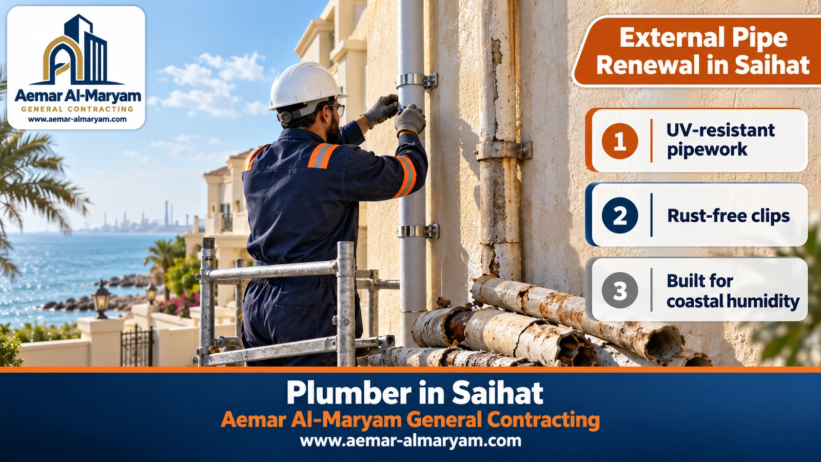 External Pipe Renewal in Saihat