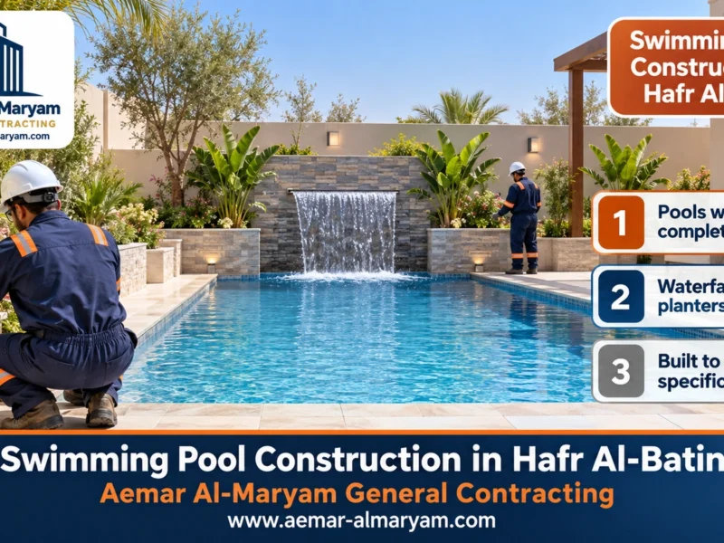 Swimming Pool Construction in Hafr Al-Batin