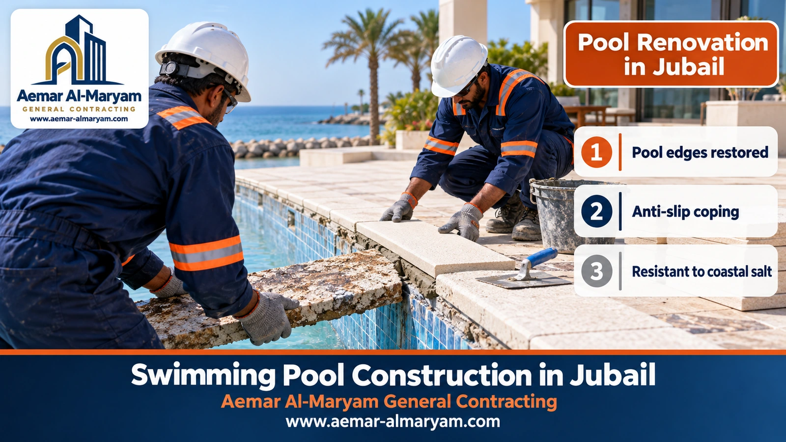 Pool Renovation in Jubail