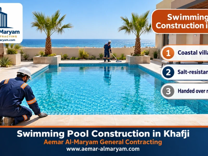 Swimming Pool Construction in Khafji